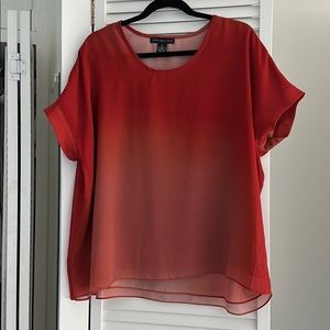 Joan Vass Red Blouse